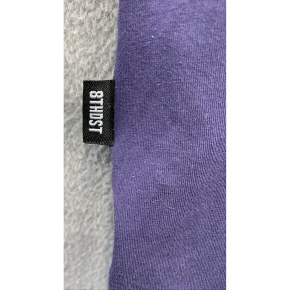 8IGTH DSTRKT Graphic 3D Print Tee T-Shirt Men's Size XL Baby Blue Blue Crew Neck - Picture 11 of 15